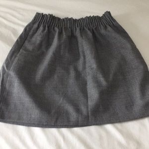 J Crew Gray Skirt